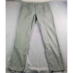 Hackett London Pants Mens 38 Myrtle Green Tricotone Trouser Sloane Tapered